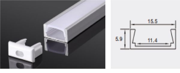      2000*15.5*5.9mm RG-LS610 Redigle