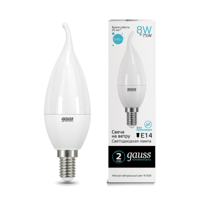     8W 4100K E14 LED Gauss Elementary 