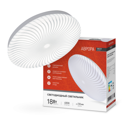   LED DECO  18W 4000K   IN HOME 