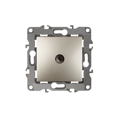 Розетка TV одиночная шампань Серия 12  ЭРА 12-3101-04