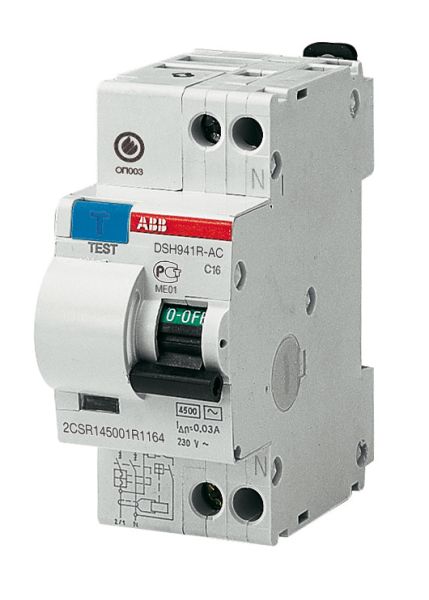   2P AC 16A 30mA /0.03 DSH201 ABB () 