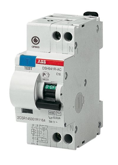   2P AC 16A 30mA /0.03 DSH201 ABB () 