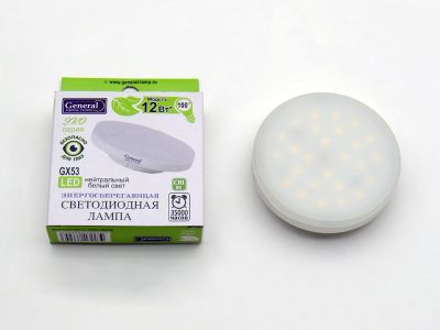  LED 12W 6500K  GX53 General 