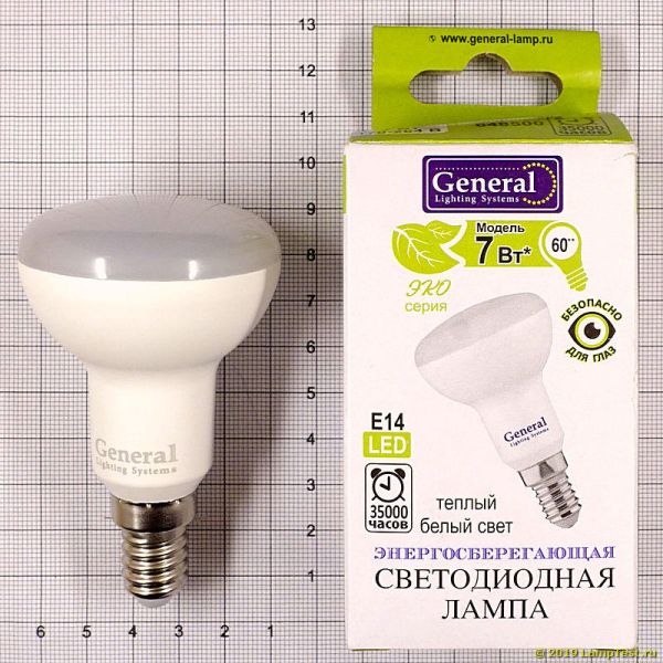  R50 7W 2700K E14 LED General