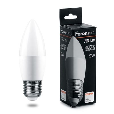     9W 4000K E27 LB-1309 OSRAM LED Feron.PRO