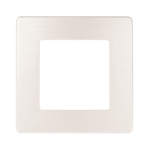 Рамка для розеток и выключателей ЭРА Серия 12 12-5101-15 на 1 пост, Сатин, перламутр