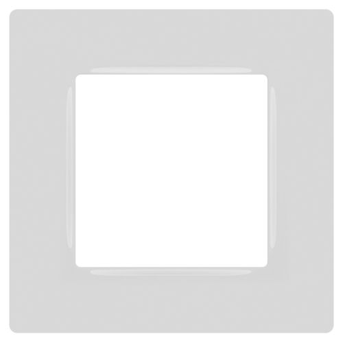 Рамка для розеток и выключателей ЭРА Серия 12 12-5201-01 на 1 пост, Классик, белый