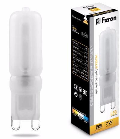  LED 7W 2700K G9 LB-431 Feron