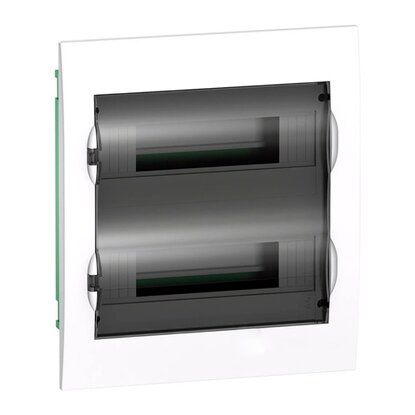 Бокс Щрв-П-24 модуля 2 ряда белый дверь прозрачная Easy9 Schneider Electric