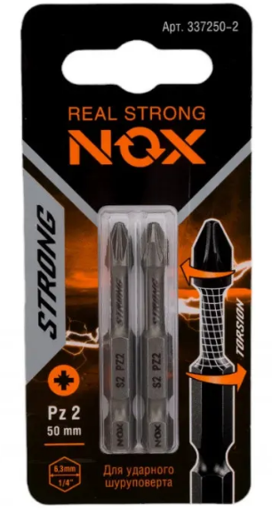 ���� 337250-2 STRONG torsion PZ2x50 ��, 2 �� ����� NOX