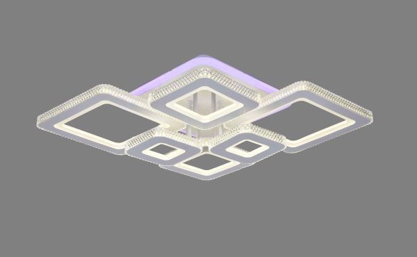 Люстра 1980/6 WT+RGB 236W LED Сфера света