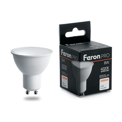  LED 8W 4000K GU10 LB-1608 Feron.PRO