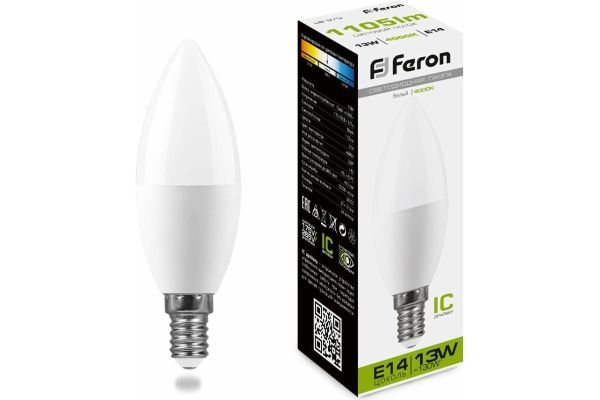   13W 4000K E14 LB-970 LED Feron