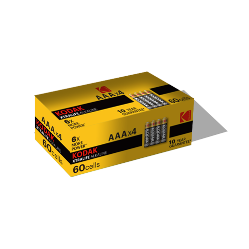  LR03-4S XTRALIFE Alkaline [K3A-S4] Kodak
