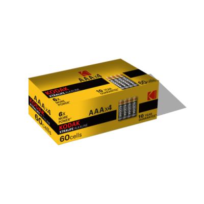  LR03-4S XTRALIFE Alkaline [K3A-S4] Kodak