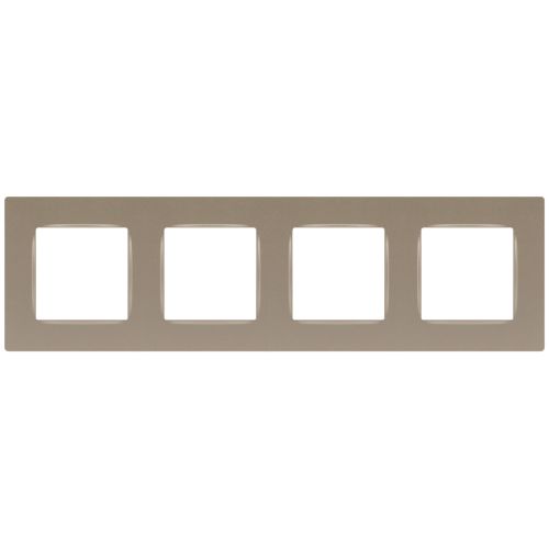 Рамка 4 поста Классик шампань Серия 12 ЭРА 12-5204-04