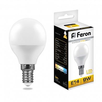   9W 2700K E14 Feron  LED 