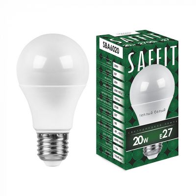   20W 6400K E27 A60 SBA6020 LED SAFFIT