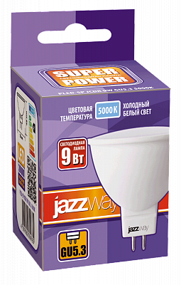  LED MR16 9W 5000K GU5.3 Jazzway
