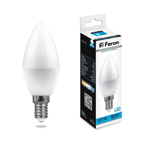   9W 6400K E14 LB-570 LED Feron