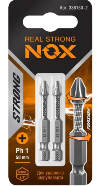 ���� 336150-2 STRONG torsion PH1x50 ��, 2 �� ����� NOX