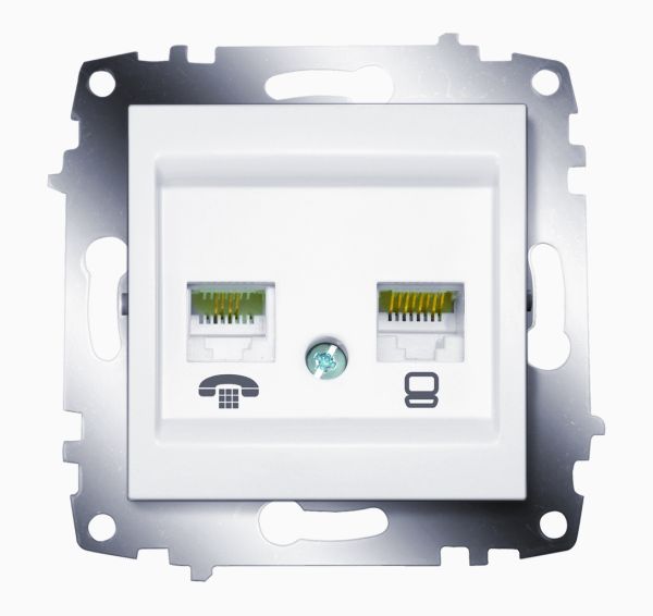   + TF  (RJ45 cat 6 + RJ 11)  Cosmo ABB 619-010200-249