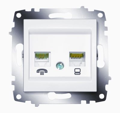   + TF  (RJ45 cat 6 + RJ 11)  Cosmo ABB 619-010200-249