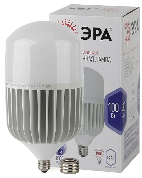   100W 6000K E27/E40 LED 