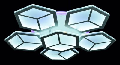  -C19095/5+1 WH Led 117W+15W 3000K-6500K   