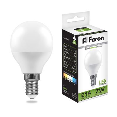   7W 4000K E14 Feron LB-95 LED