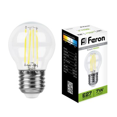   G45 7W 4000K E27  LB-52 LED Feron