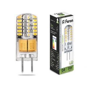 Лампа LED 12V 3W 4000K 9LED LB-422 G4 Feron 