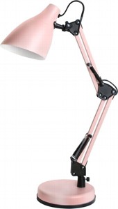 Настольная лампа KD-331 Е27 LOFT С04 розовый Camelion